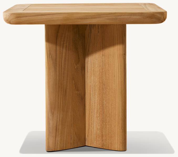 Dune Teak Square Side Table