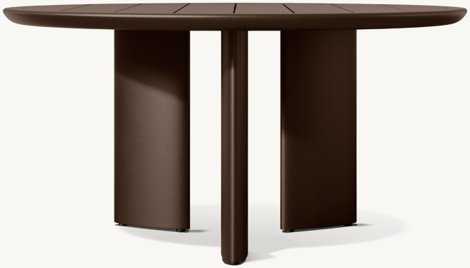 Dune Aluminum Round Dining Table