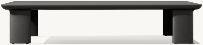 Dune Aluminum Rectangular Coffee Table