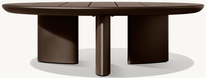 Dune Aluminum Round Coffee Table