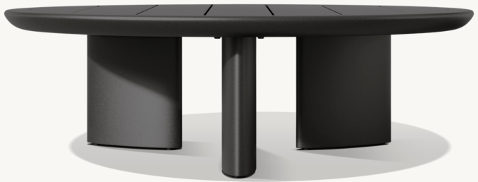 Dune Aluminum Round Coffee Table