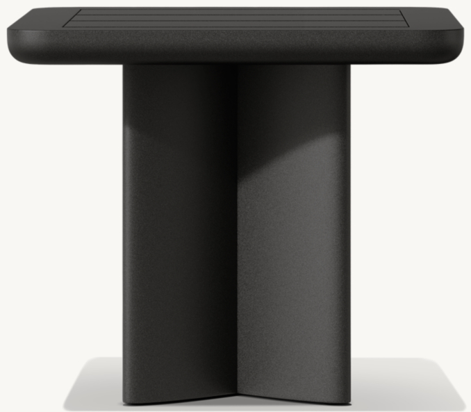 Dune Aluminum Square Side Table