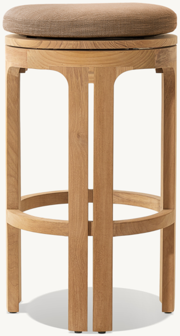 Matira Teak Swivel Bar & Counter Stool
