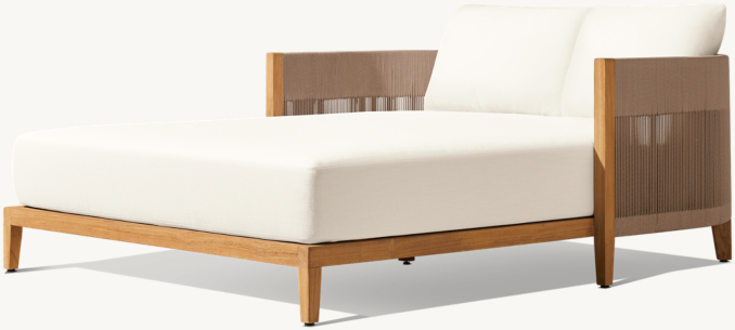 Balmain Rope Teak Daybed