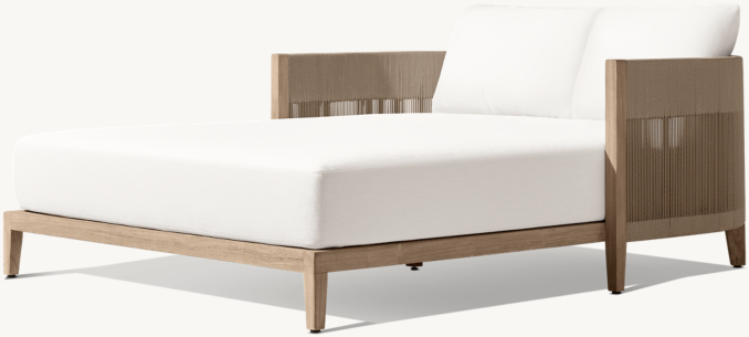 Balmain Rope Teak Daybed