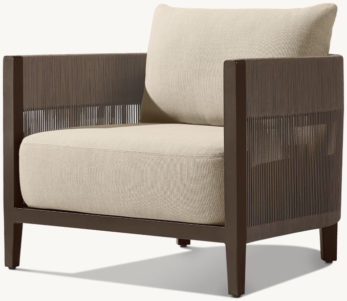 Balmain Rope Aluminum Lounge Chair