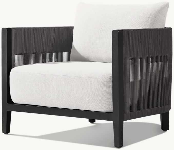 Balmain Rope Aluminum Lounge Chair