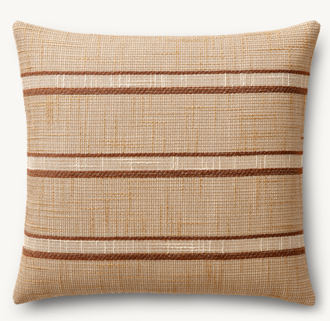 Serha Stripe Outdoor Pillow Cover - Square