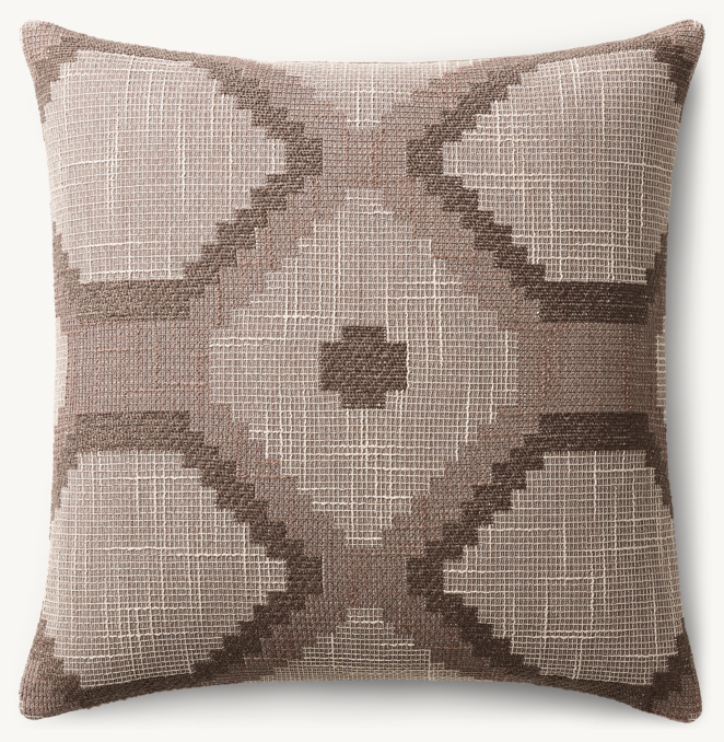 Serha Geometric Outdoor Pillow Cover - Square