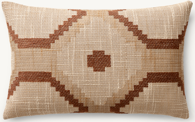 Serha Geometric Outdoor Pillow Cover - Lumbar
