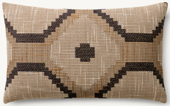 Serha Geometric Outdoor Pillow Cover - Lumbar