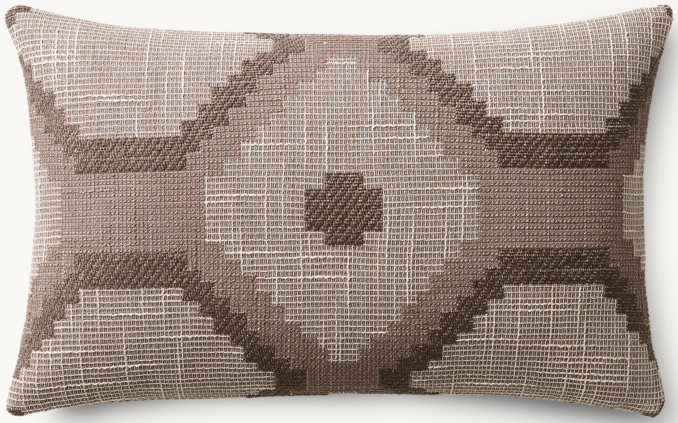 Serha Geometric Outdoor Pillow Cover - Lumbar