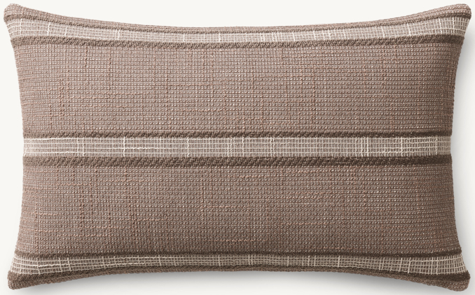 Serha Stripe Outdoor Pillow Cover - Lumbar