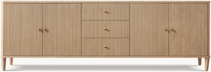 Delphine Reeded 4-door Sideboard With Drawers