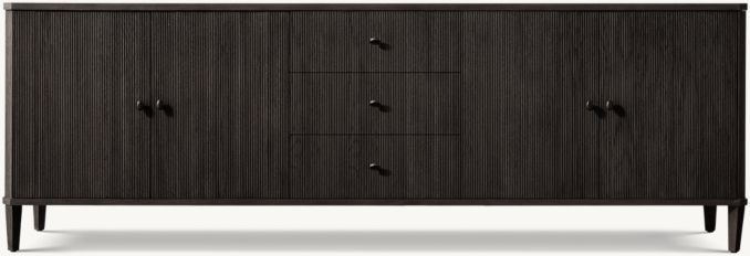 Delphine Reeded 4-door Sideboard With Drawers