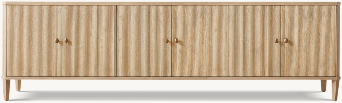 Delphine Reeded Media Console