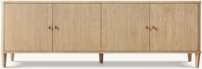 Delphine Reeded Media Console