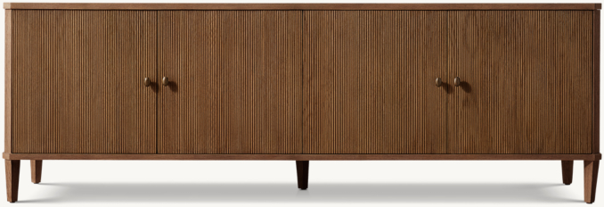Delphine Reeded Media Console