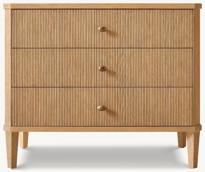 81cm nightstand shown in Light Oak.