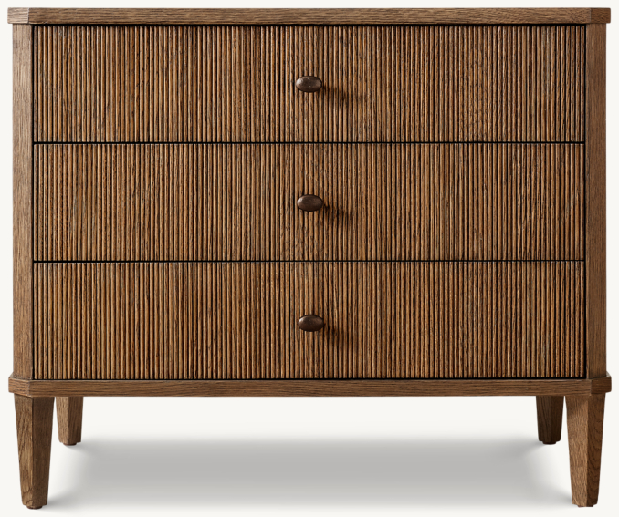 32" nightstand shown in Brown Oak.