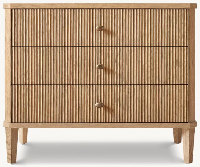 32" nightstand shown in Light Oak.