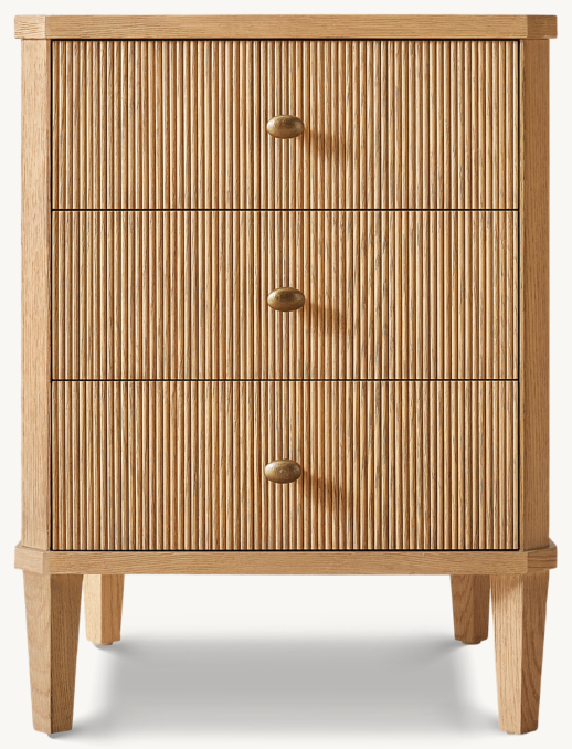51cm nightstand shown in Light Oak.