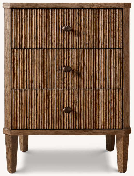 20" nightstand shown in Brown Oak.
