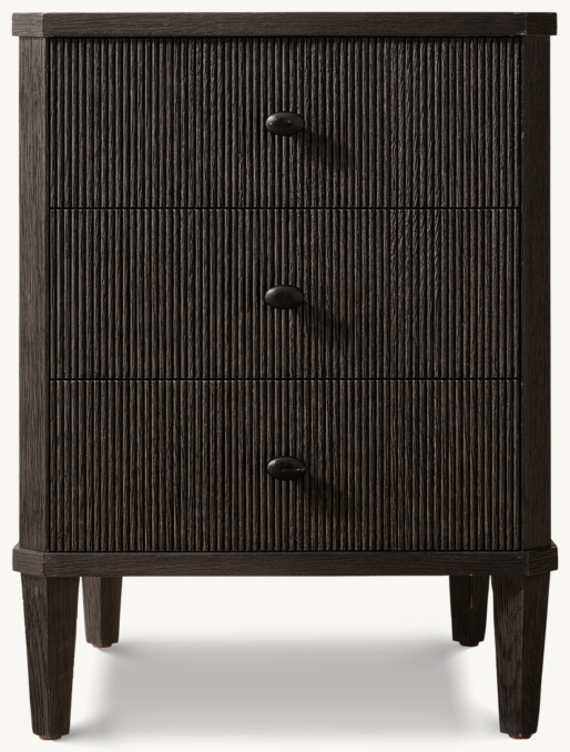 20" nightstand shown in Black Oak.
