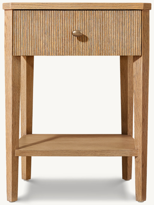 20" nightstand shown in Light Oak.