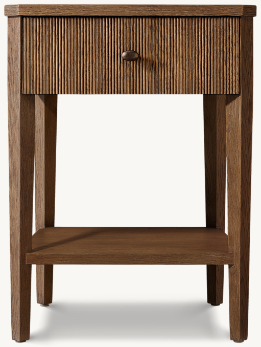 20" nightstand shown in Brown Oak.