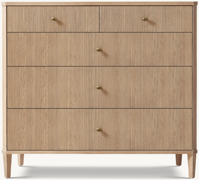 Delphine Reeded 5-Drawer Dresser | RH