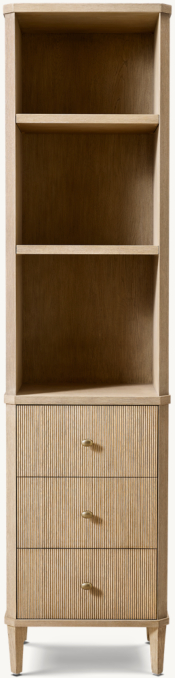 Delphine Reeded Bath Cabinet