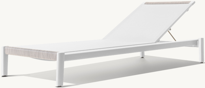 Mesa Aluminum & Mesh Stacking Adjustable Chaise