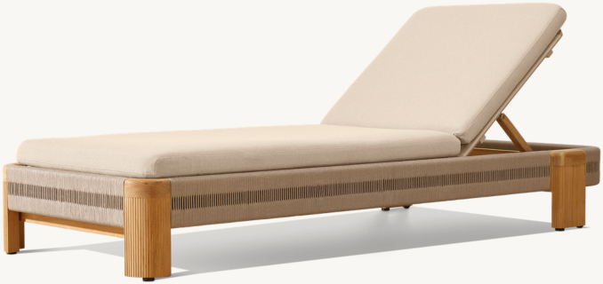 Striata Stacking Adjustable Chaise Replacement Cushions