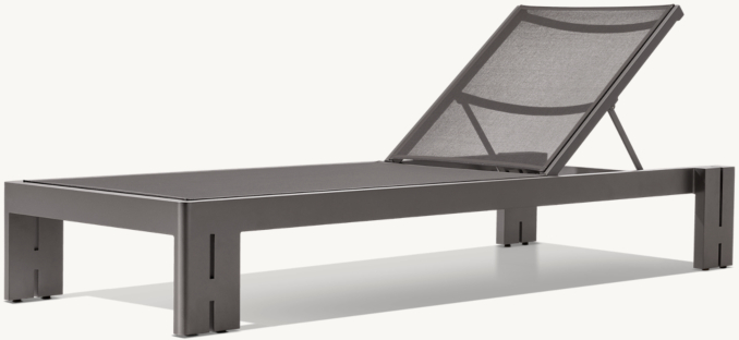 Matira Aluminum & Mesh Stacking Adjustable Chaise