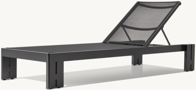 Matira Aluminum & Mesh Stacking Adjustable Chaise