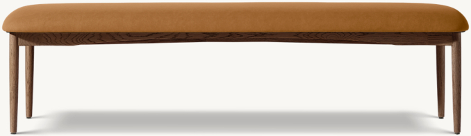 Shown in Vegan Leather Chestnut with Brown Oak finish.