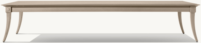 Klismos Rectangular Coffee Table