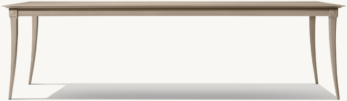 Klismos Rectangular Dining Table