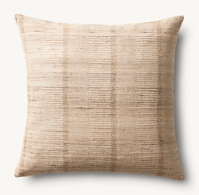 Kari Wide Stripe Pillow Cover - Square