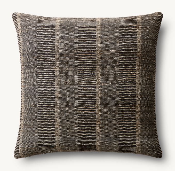 Kari Wide Stripe Pillow Cover - Square