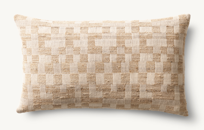 Kari Checked Pillow Cover - Lumbar
