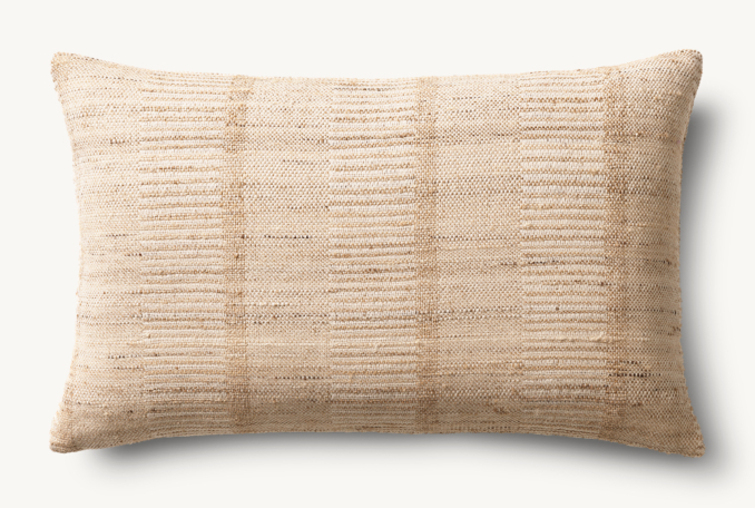 Kari Wide Stripe Pillow Cover - Lumbar