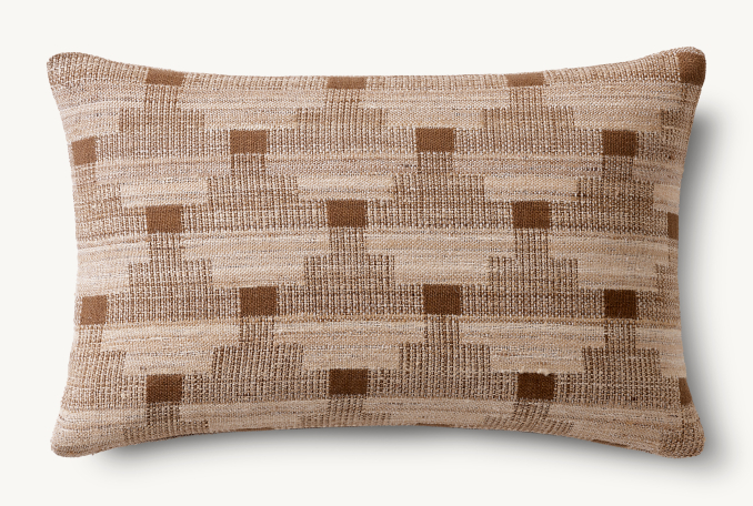 Kari Staggered Square Pillow Cover - Lumbar