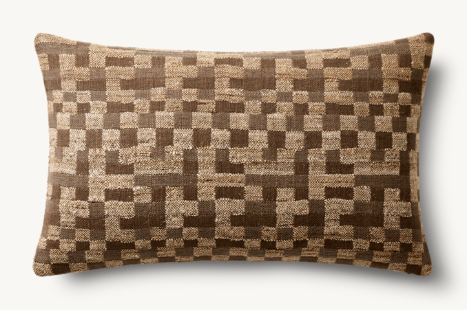 Kari Checked Pillow Cover - Lumbar