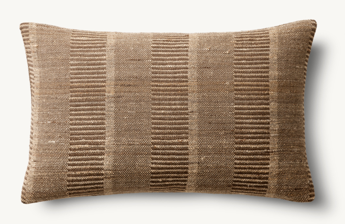 Kari Wide Stripe Pillow Cover - Lumbar