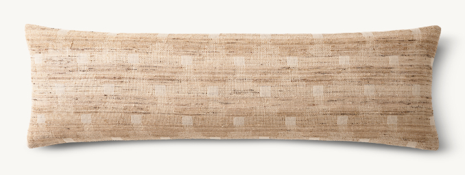 Kari Staggered Square Pillow Cover - King Bed Lumbar