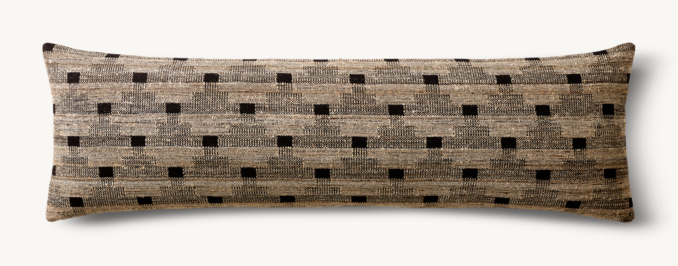 Kari Staggered Square Pillow Cover - King Bed Lumbar