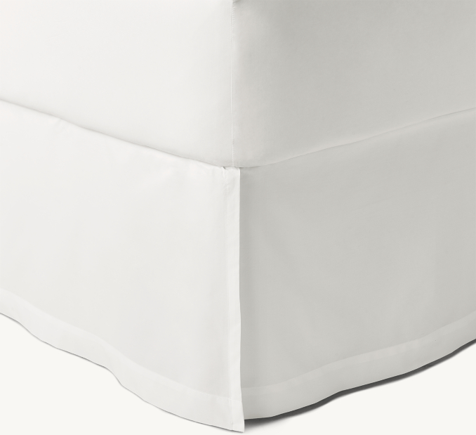 Italian Ultra-soft 464-thread-count Percale Bed Skirt