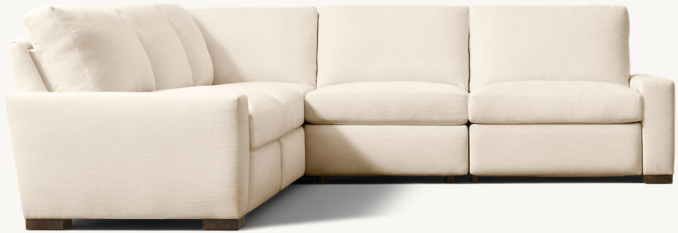 Maxwell - Canapé d’angle sectionnel relax modulable 5 pièces